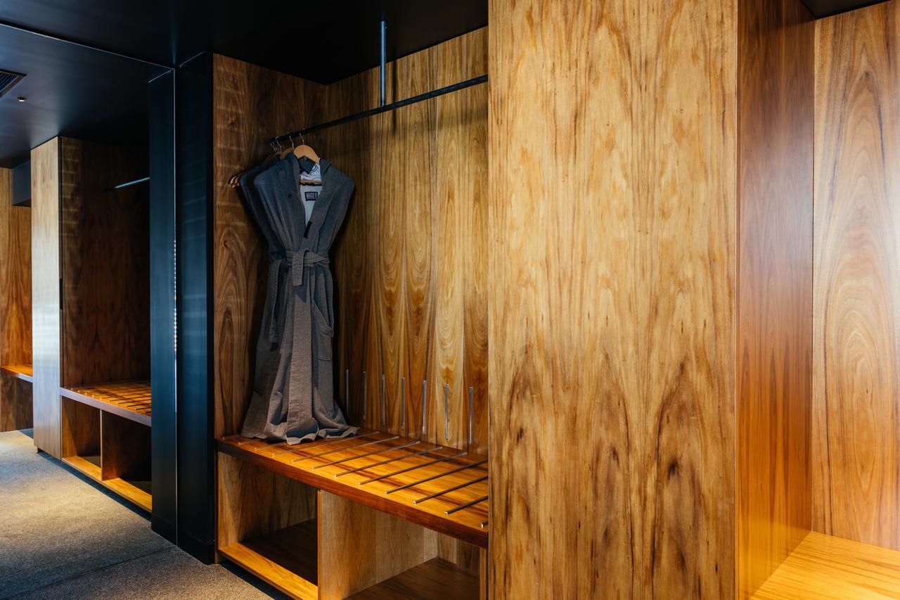 Macq 01 Hotel Hobart Extérieur photo The changing room at the London Aquatics Centre
